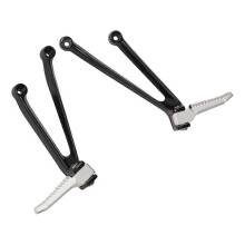 Pedane poggiapiedi posteriori per passeggero e staffe compatibili con i pedali per moto BMW K42 HP4