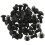 M5x8mm Button Head Hex Socket Cap Screw Bolt Black 50 pcs 1