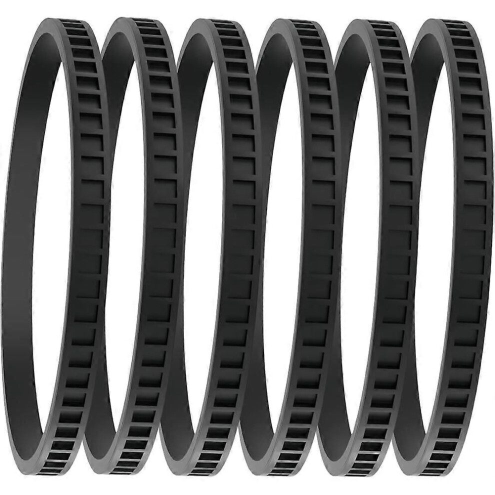 6 Pcs 45-69-0010 Replacement Blade Pulley Tires Compatible For Deep Cut Band Saw Compatible For Milwaukee 6230 6232-6 6238-20 2729-20 9152359621304