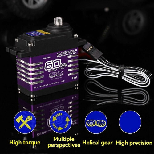 60KG PWM Ψηφιακός Σερβοκινητήρας Υψηλής Ροπής από Χαλύβδινο 1