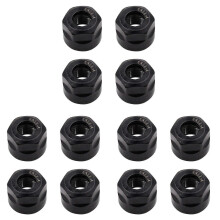 12Pcs ER11-A Type M14 Thread Collet Clamping Hex Nuts, compatible CNC Milling Chuck Holder Lathe