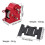 Aluminum Dual Transmission Dig Overdrive Gearbox Red 4