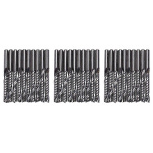 30Pcs Cnc Router Bits 3.175 x 22mm Single Flute Spiral Carbide Cnc Router Bits Milling Cutter