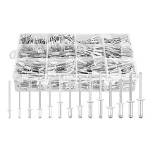 600Pcs Pop Rivets Assortment Kit, 14 Sizes Aluminum Rivets 3/32inch 1/8inch 5/32inch 3/16inch, Assorted Rivets