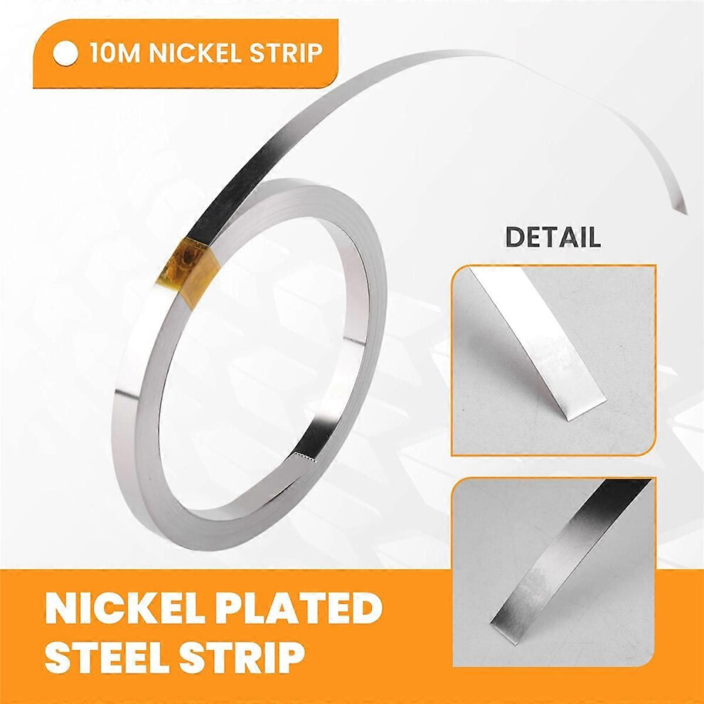 10M 18650 Li-Ion Battery Nickel Sheet Plate Nickel Plated(0.1X5x10m) 9152359620390