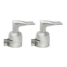 90 Degree Flat Welding Nozzle Hot Air Nozzle Welding Machine Outlet Accessories Stainless Steel Round Welding Nozzle
