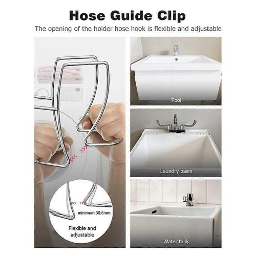 Washing Machine Drain Hose Holder, Adjustable Fits All Drain Hose 1
