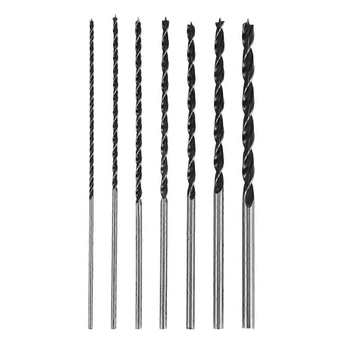 7Pcs Extra Long Wood Drill Bit Set 300mm Drill Bits Extra Long Drill