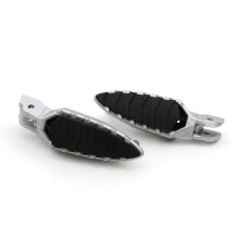 Accessori per moto Pedane poggiapiedi compatibili con DUCATI Diavel 1260 Diavel 1200 2011-2022 Argento