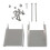 Front Storage Lid Replacement Hinge Kit compatible Sportsman 450 570 850 Replacement 3