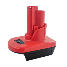 DM20M12 Battery Adapter compatible for Dewalt 20V compatible for Milwaukee 18V M18 Battery Convert to compatible for Milwaukee 12V M12 Cordless Tools