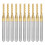 10PCS Titanium Coat Carbide compatible for PCB Machine, 1/8 Inch Shank 1.8Mm 1