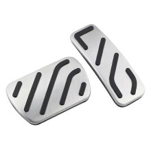 Pedale acceleratore e freno in acciaio inossidabile compatibile con MG3 MG 3 2018-2023, antiscivolo.