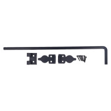 18 Inch Heavy Duty Gate Stopper Hanging Rod Weatherproof Ground Latch for Wood Fences, Metal Gates and Doors