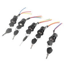 Set di 5 serrature elettriche per porte, compatibili con biciclette e monopattini elettrici.