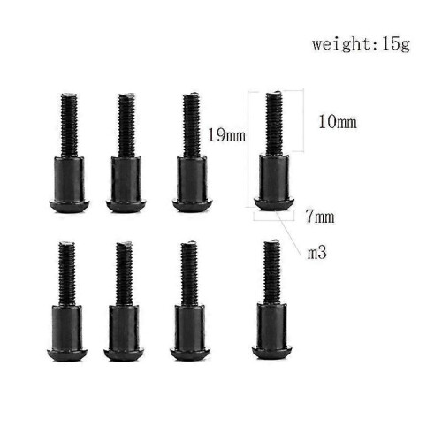 Hexagon Socket Cap Head Shoulder Roller Bearing Screw Bolt 2