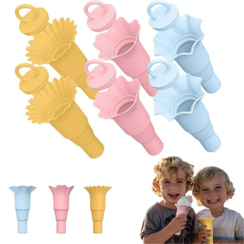 Eiswaffelform, auslaufsichere Eisform am Stiel 1