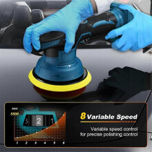 Ordless Car Polisher 8 Gears Adjustable Auto Electric Waxing Sanding Sealing Glaze Tool Fit
