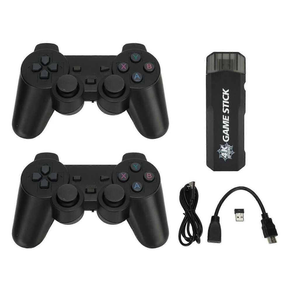 4K Video Game Console Various Games Wireless Joystick Gaming System For Double Players English 128G 9409192832115