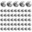 50pcs M2 Zinc Plated Self-Locking Nylon Insert Hex Lock Nuts 2