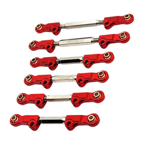 RC Car Upgrade Adjust the Pull Rod Kit Red 1