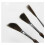 Pinstriping Brush Kit,3 Pcs Professional Striping Brushes Long Liner Script Scroll Rigger Brushes 2