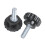 18 Pcs M4X10 Threaded Knurled Thumbscrew Grip Knobs Thumb Screw 3