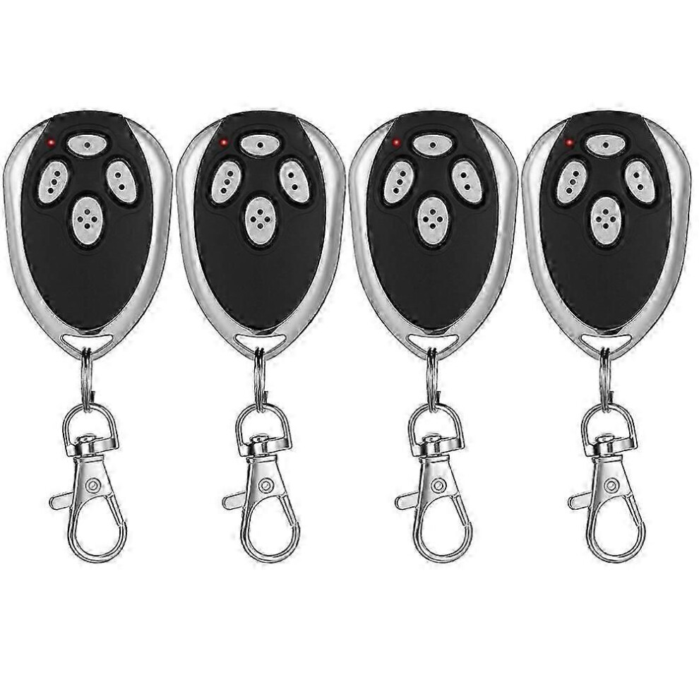 4 Pcs 4-Channel Gate Opener Remote Compatible For Lm123 433.92Mhz Garage Door Remote Control Transmitter 9152359594080