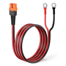 Conector hembra XT60i de 12 AWG a anillo O con cable estañado, compatible con estaciones de energía