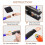 140pcs Wire Lug Connector Ring SC6-25 Copper Connectors Bare Cable Electric Crimp Terminal Connector Kit 5
