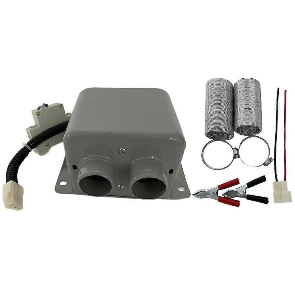 2 Hole Car Heater Dc 12V Windshield Defroster Kit Warmer Defogger For Truck Vehicle Taxi Winter Low Noise 9152359595483