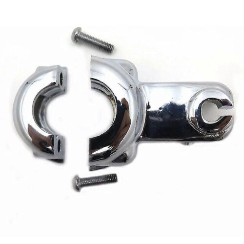 Motorcycle Clutch Lever Mount Bracket Perch Fit for Super Glide Bob(Silver) 1