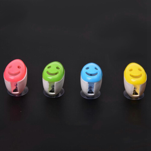 8 τεμάχια θήκη καλύμματος οδοντόβουρτσας Smile Face με βεντούζα μπάνιου 1