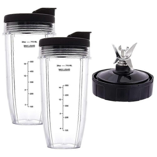 Κύπελλα 24oz με καπάκια για μεταφορά, λεπίδα εξαγωγής 7 πτε 1