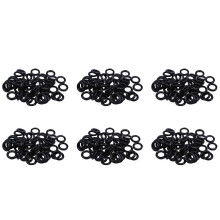 300 arandelas de junta tórica de caucho de nitrilo negro de 12 mm x 2,5 mm x 7 mm