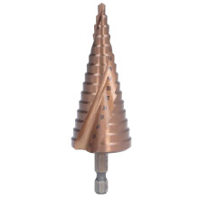 Step Drill Bit 2 Spiral Groove Pagoda Hole Reamer HSS Cobalt Drilling Counterbore 4‑32mm M35