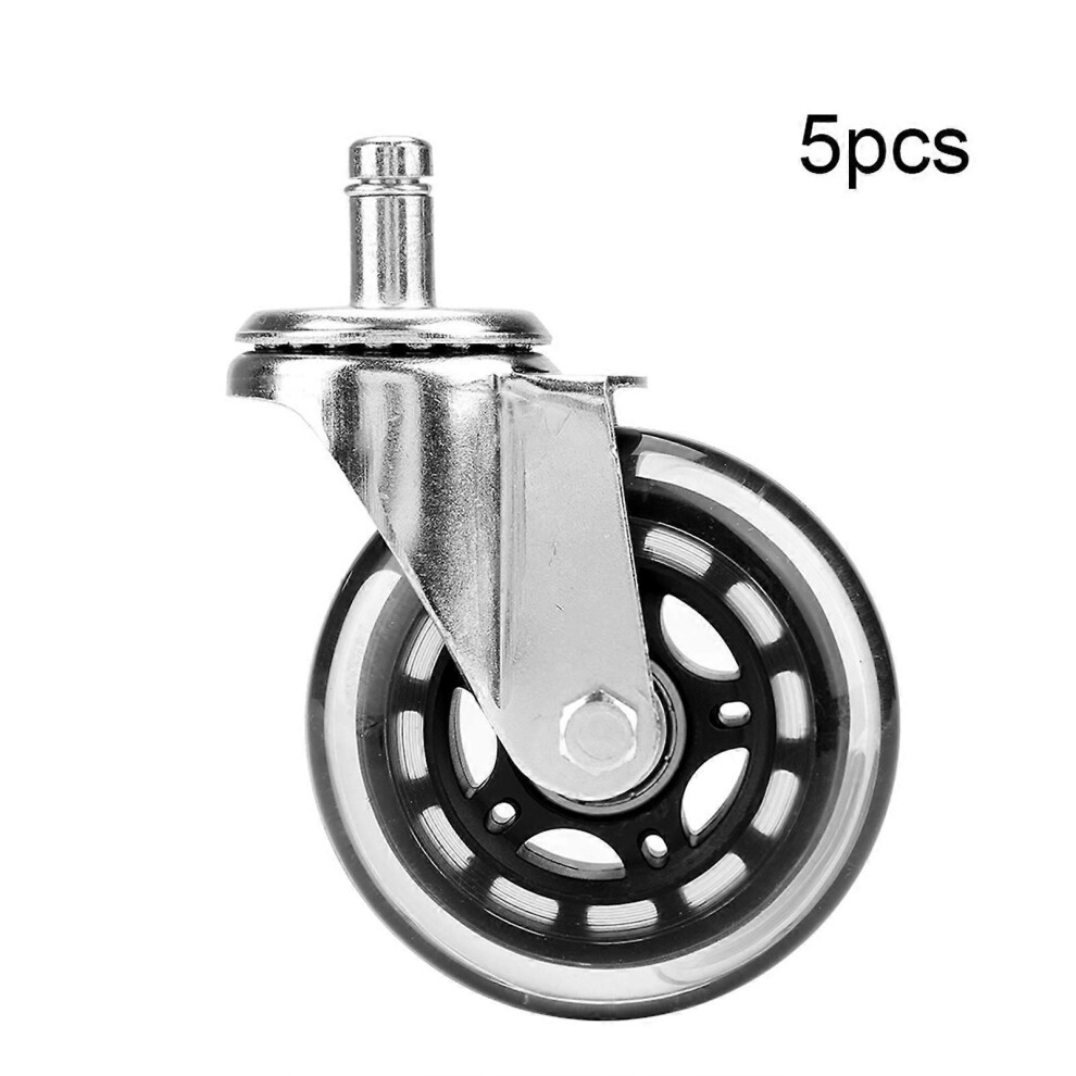 Office Chair Caster Wheels Universal Mute Wheel Replacement Office Chair Wheels 5 Pcs(#3) 9152359612210