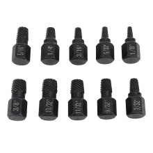 10Pcs Damaged Screw Extractor Set Cr V Steel 1/8in to 13/32in Hex Bolt Extractor for Telecommunications Automotive Mechanical Maintenance