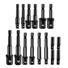 16PCS Impact Extension & Socket Adapter Connecting Rod H-ex Shank Drill Extension Bit Socket Set Kit Portable
