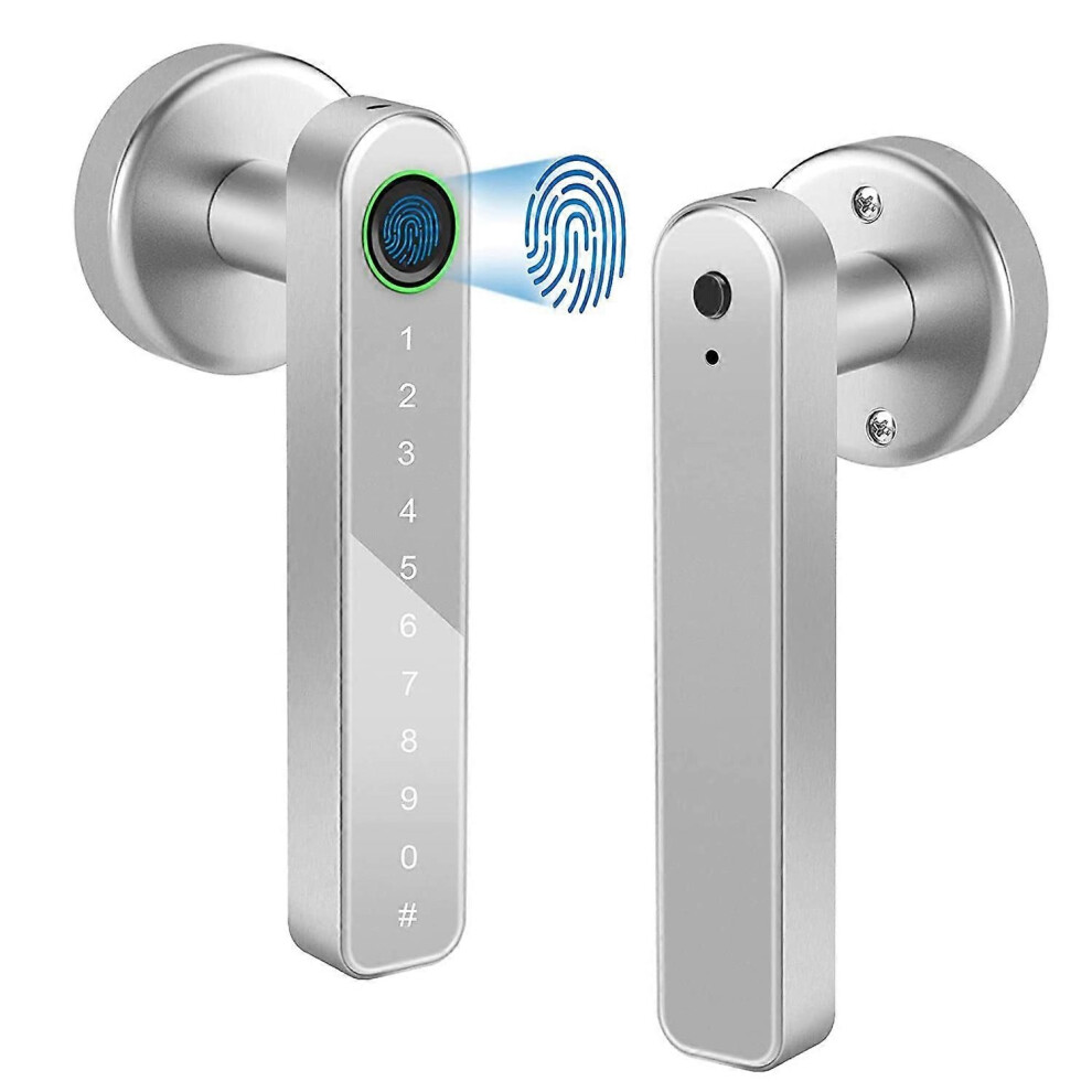 Smart Door Lock Keyless Entry Door Lock Keypad Door Lock With Handle, Fingerprint Door Lock With Tu 9152359628099