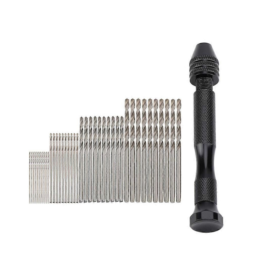 Hand Twist Drill Bit Set With Drill Bits, Hand Held Rotary Drilling Tool For Wood Plastic, For Diy Crafts #4 9152359614788