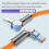 Type-C to Type-C 180 Swivel Double Elbow Mech Data Cable Fast Charging & Data Transfer Cable for Ta 2