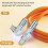Type-C to Type-C 180 Swivel Double Elbow Mech Data Cable Fast Charging & Data Transfer Cable for Ta 4