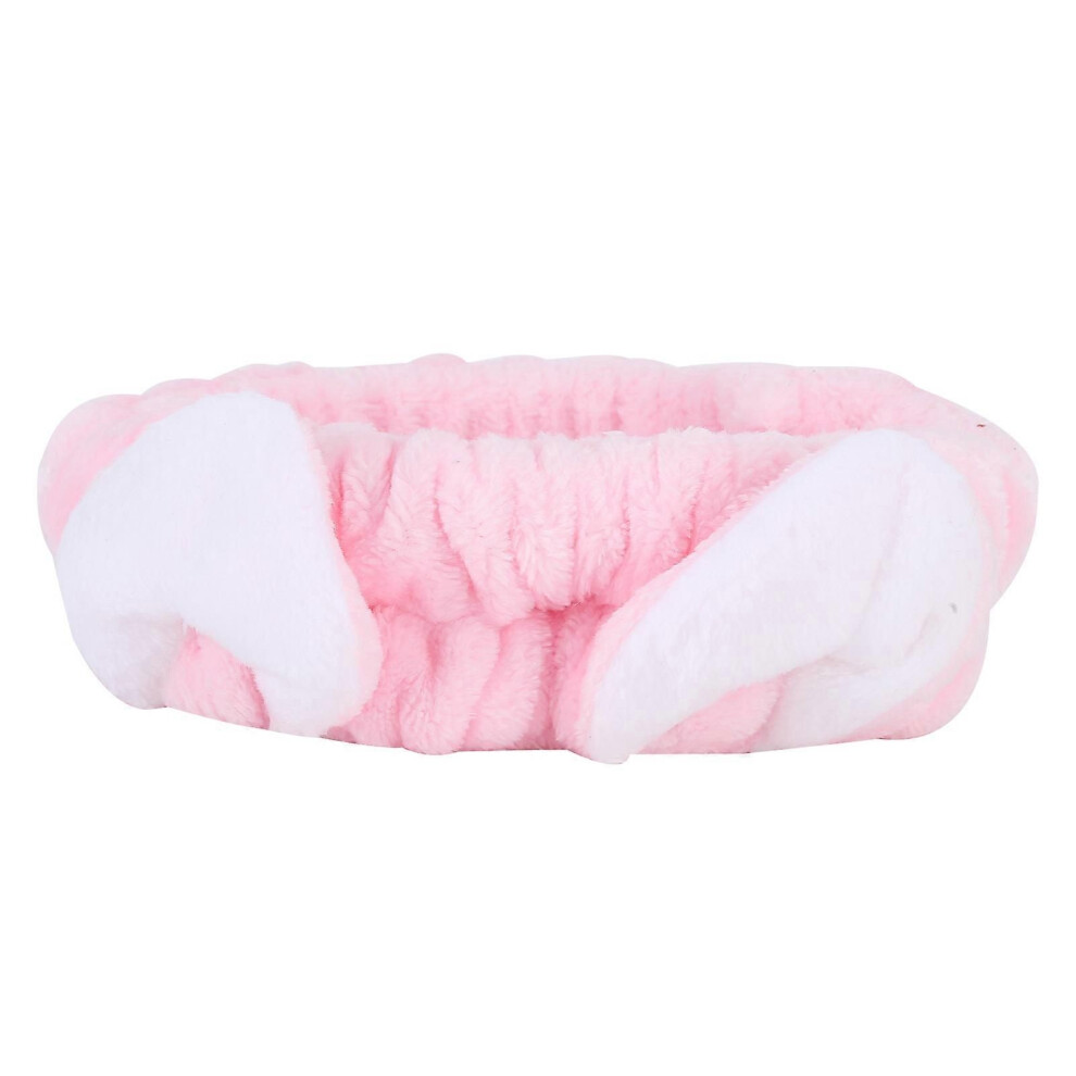 Hair Bands Cat Ears Shaped Soft Cloth Cute Headbands For Women Washing Face Make Up Spapink 9152359609456