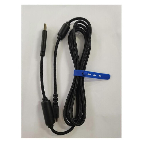2m Nylon Braided USB Cable for RAIJU Gaming Controller, High-Speed USB Replacement Wire 1