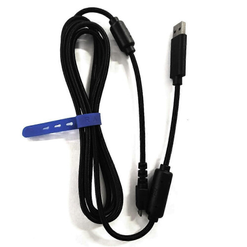 2m Nylon Braided USB Cable for RAIJU Gaming Controller, High-Speed USB Replacement Wire 2