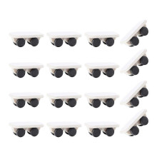 16 ruote autoadesive resistenti, ruote adesive mini, piccole ruote fisse, puleggia in plastica
