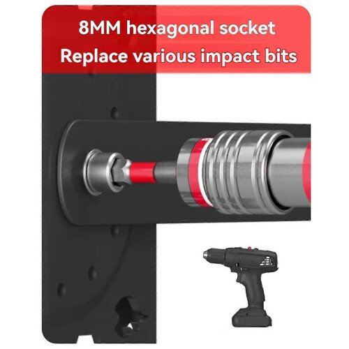 17PCS Multi Purpose Quick Change Hex Socket Set with Bits/ Sockets for Hammer Drill/Power Wrench/Ele