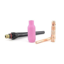 4Pcs for WP26 WP17 WP18 TIG Welding Torch Consumables Tungsten Electrodes Collet Tip Alumina Nozzle