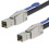 MinSAS Cable 4X SFF-8644 to SFF-8644 Cable Multilane Shielded Cage Cable Hard Disk Server Data Sync 2